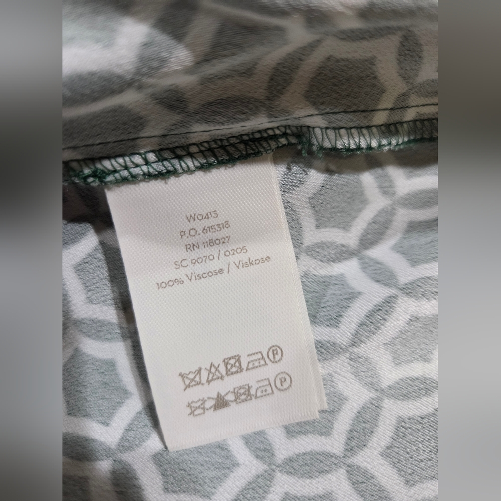 Boden Green Geometric Midi Dress UK 18/US 14 - Picture 9 of 9